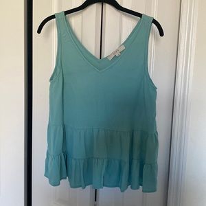 Ruffled Loft Tank